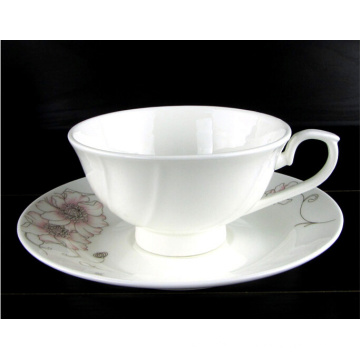 KC-00063 Haonai Goodlooking conjunto de café de cerâmica grande, conjunto de chá de cerâmica